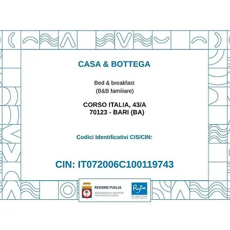 Casa&bottega Bed & Breakfast 3*